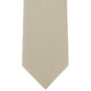 Michelsons of London Semi Plain Tie and Pocket Square Set - Taupe