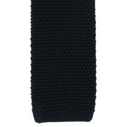 Michelsons of London Silk Knitted Tie - Navy