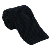 Michelsons of London Silk Knitted Tie - Navy