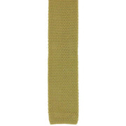 Michelsons of London Silk Knitted Tie - Yellow