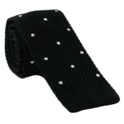 Michelsons of London Spot Design Tie - Black/White