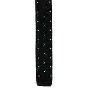 Michelsons of London Spot Design Tie - Black/White