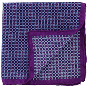 Michelsons of London Spot Geo Handkerchief - Purple