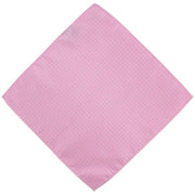Michelsons of London Spot Polyester Tie and Pocket Square Set - Pink/White