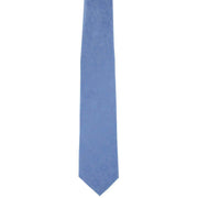 Michelsons of London Subtle Floral Silk Tie and Pocket Square Set - Light Blue