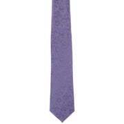 Michelsons of London Subtle Floral Silk Tie and Pocket Square Set - Lilac