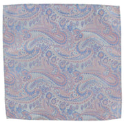 Michelsons of London Summer Paisley Tie and Pocket Square Set - Pink