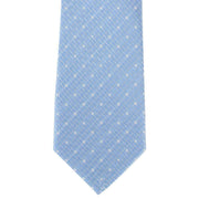 Michelsons of London Summer Spot Polyester Tie - Light Blue