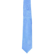 Michelsons of London Tonal Paisley Polyester Tie - Light Blue