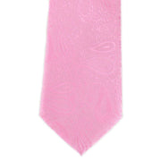 Michelsons of London Tonal Paisley Polyester Tie - Pink