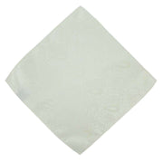 Michelsons of London Tonal Polyester Paisley Pocket Square and Tie Set - Ivory