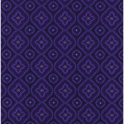 Michelsons of London Traditional Medallion Tie and Pocket Square Set - Purple