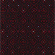 Michelsons of London Traditional Medallion Tie and Pocket Square Set - Red