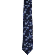 Michelsons of London Vibrant Floral Tie and Pocket Square Set - Blue