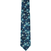 Michelsons of London Vibrant Floral Tie and Pocket Square Set - Teal
