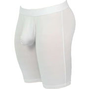 Obviously EliteMan Boxer Brief 9inch Leg - White