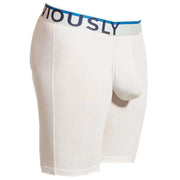 Obviously Everyman AnatoMAX Boxer Brief 9inch Leg - White