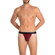 Obviously PrimeMan AnatoMAX Bikini Brief - Maroon Burgundy