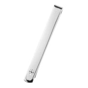 Orton West Diamond Set Tie Bar - Silver