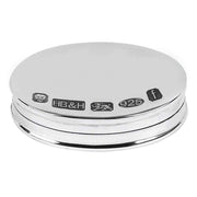 Orton West Display Hallmark Pill Box  - Silver