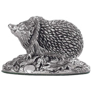 Orton West Hedgehog Ornament - Silver