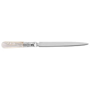 Orton West Mother of Pearl Handle Letter Opener - Silver
