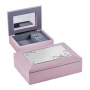 Orton West Music Jewellery Box - Pink/Silver