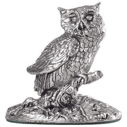 Orton West Owl Ornament - Silver