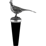 Orton West Pheasant Bottle Stopper - Silver/Black