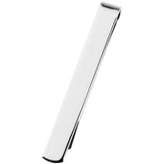 Orton West Rhodium Plated Tie Slide - Silver