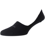 Pantherella Footlet Egyptian Cotton Shoe Liner - Black