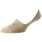 Pantherella Footlet Egyptian Cotton Shoe Liner - Light Khaki