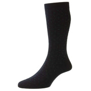 Pantherella Gadsbury Cotton Fil D'Ecosse Pin Dot Socks - Navy