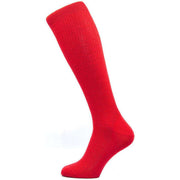 Pantherella Naish Rib Over the Calf Merino Wool Socks - Indies Red