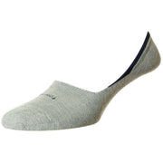 Pantherella Seville Egyptian Cotton Invisible Socks - Light Grey