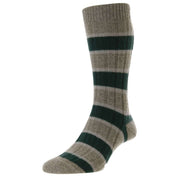 Pantherella Stalbridge Cashmere Socks - Moss Green Chine