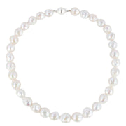 Pearl Aurora Large Snowball Freshwater Pearl Necklace - White