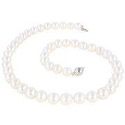 Pearl Aurora Medium Ice Drop Freshwater Pearl Necklace - White