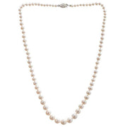 Pearls of the Orient Classic Graduated Cultured Freshwater Pearl Necklace - White