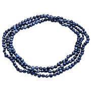 Pearls of the Orient Cultured Freshwater Pearl Loop Necklace - Navy Blue