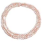 Pearls of the Orient Cultured Freshwater Pearl Loop Necklace - Pink