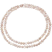 Pearls of the Orient Margarita Freshwater Pearl Loop Necklace - Pink
