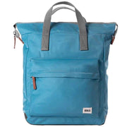 Roka Bantry B Medium Sustainable Nylon Backpack - Petrol Blue