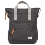 Roka Bantry B Small Sustainable Canvas Backpack - Ash Grey