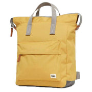 Roka Bantry B Small Sustainable Canvas Backpack - Flax Yellow