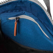 Roka Bantry B Small Sustainable Canvas Backpack - Marine Blue