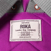 Roka Bantry B Small Sustainable Canvas Backpack - Violet Pink