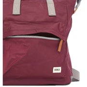 Roka Bantry B Small Sustainable Nylon Backpack - Plum Burgundy