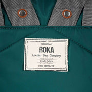 Roka Canfield B Large Sustainable Nylon Backpack - Teal Green