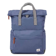 Roka Canfield B Medium Sustainable Nylon Backpack - Airforce Blue